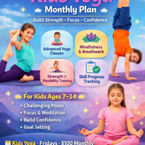 Kids Yoga - Friday - $ 100 Monthly
